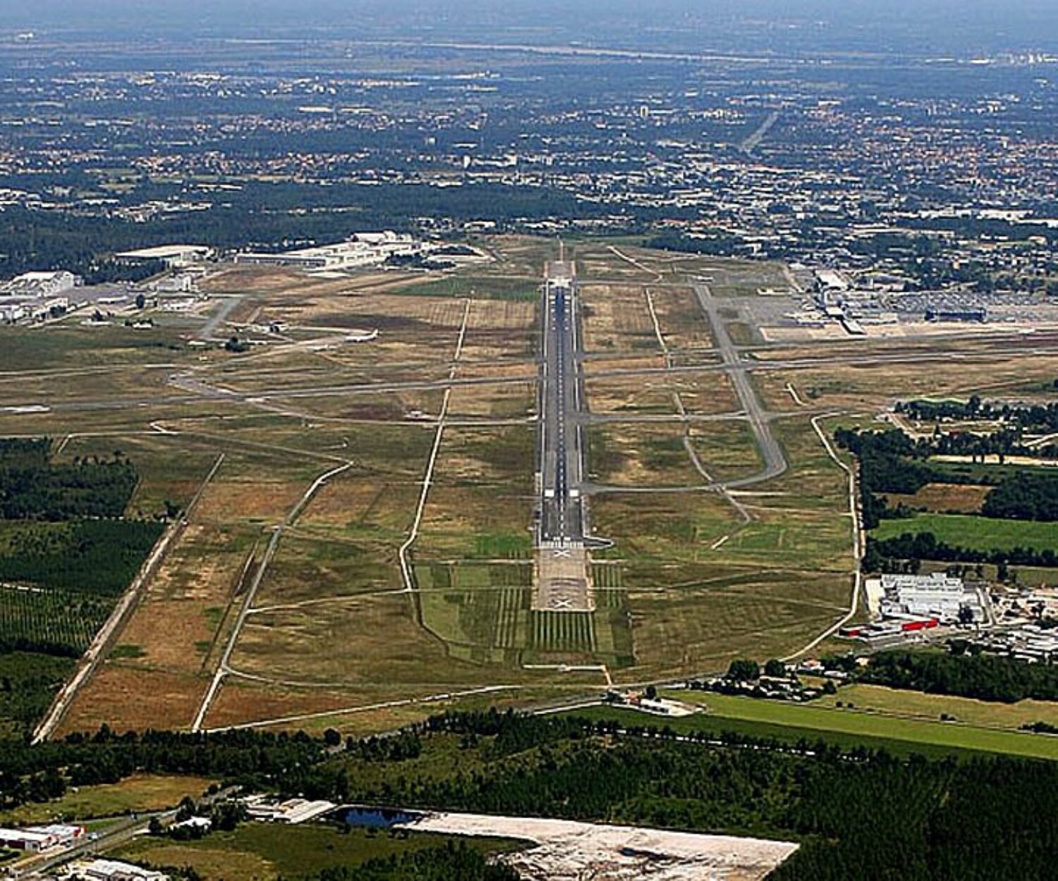 Inventaire des zones humides sur l'aéroport de Bordeaux-Mérignac par Solenvie